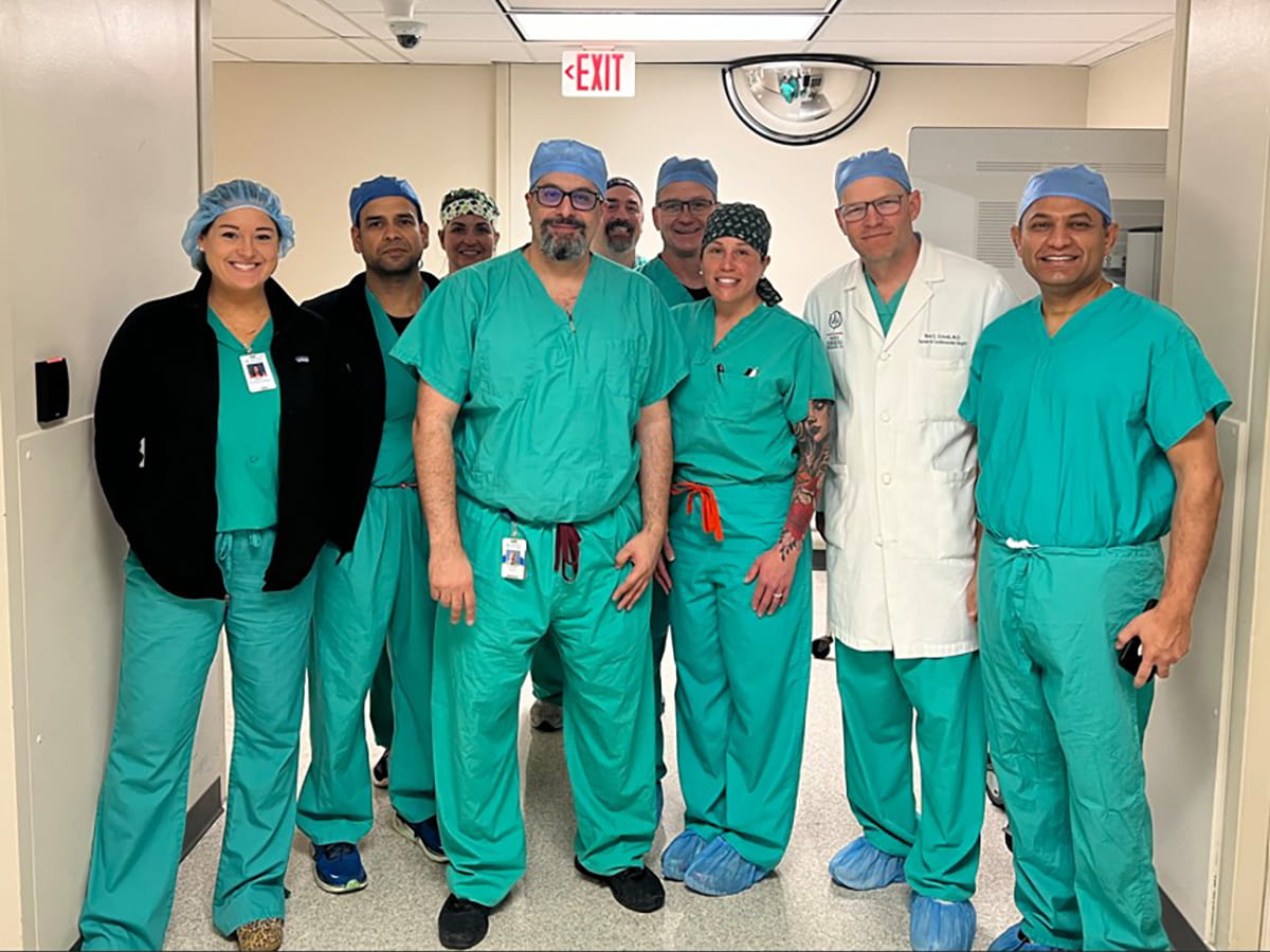 Via Christi Structural Heart Team Performs First Cases in Global TAVI Trial for Patients Without Open-Heart Surgery